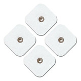 20 Electrodos 5x5 Cm Beurer Em-41 Em-49- Em80 Hivox Repuesto Color Blanco