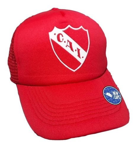 Gorra Trucker Independiente Cai Blanco  #239