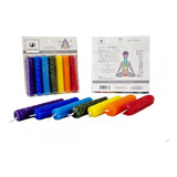 Vela Séptima De Miel 7 Chakras Pack X6 -insumos Oeste