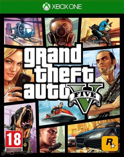 Grand Theft Auto V Gta 5 Xbox One Fisico Sellado  Ade