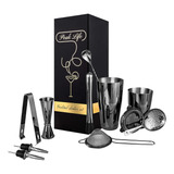 Peak Life Boston Cocktail Shaker Kit De Barman Profesional, 