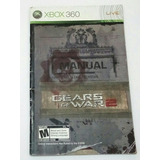 Gears Of War 2 Solamente Manual Original Xbox 360