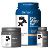 Combo Max Titanium - Wey + Creatina 300g + Bcaa - Envio 24hr