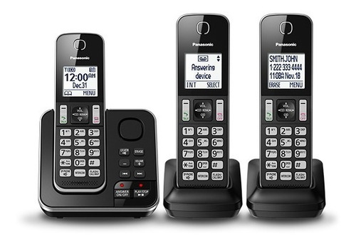 Inalambrico Panasonic Kx-tgd393 Contestador 3 Handys Granimp