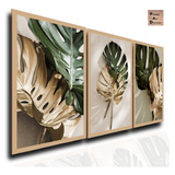 Quadros Decorativos Sala Quarto Plantas Verde Amazonia Gold