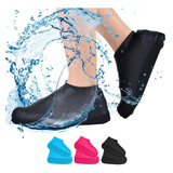 10 Protector Cubre Zapatos Tenis Impermeable Silicon Lluvia 