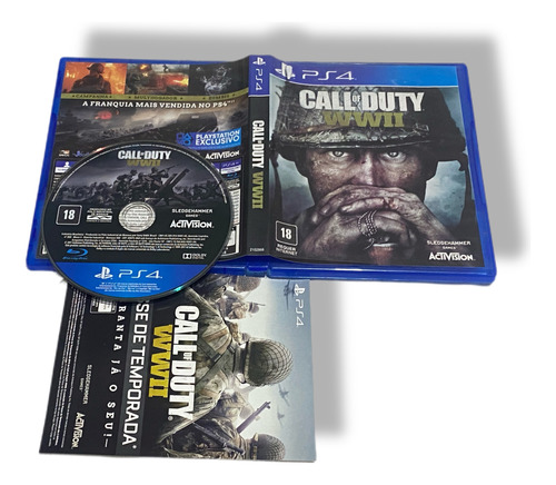 Call Of Duty Ww2 Ps4 Dublado Envio Rapido!