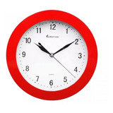 Reloj De Pared Eurotime Analogico Rojo
