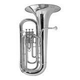 Tuba Besson 1077 Be1077-2-0 Eb 3 Pistos Silver (prateada)