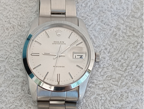 Reloj Rolex Oysterdate De Cuerda En Acero 100% Original 