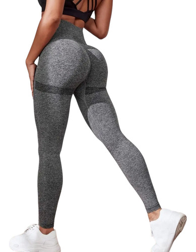 Leggins Deportivo Mujer Mallas Gym Mallones Dama Con Bolsas