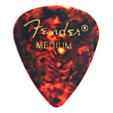 Púas Fender 351 Shape Classic Celluloid Picks Medium Set 12u