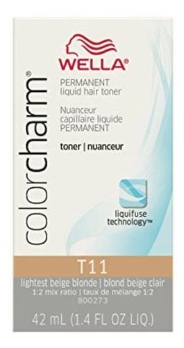Wella Color Charm Permanent Liquid Hair Toner T-11, Royal