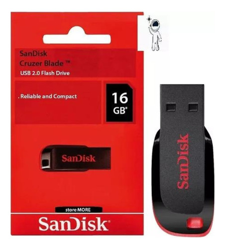 Pen Drive 16gb Sandisk - J027