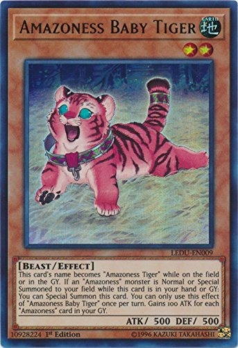 Amazoness Tiger Bebé - Ledu-en009 - Ultra Rare - 1ª Edición 