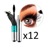 Mascara Pestañas 4d Rimmel Volumin Fibras De Seda X 12 Unid.