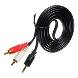 Cable Audio 2 Rca Macho - Mini Plug Stereo 3,5 Mm Reforzado!