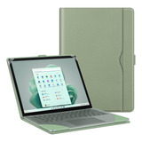 Funda Fintie P/ Microsoft Surface 13,5  5/4/3 Verde Teclado