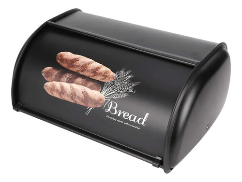 Panera Pan Caja Metalica Almacenamiento Alimentos Bread