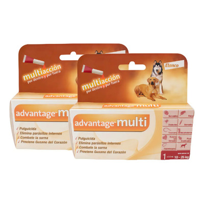 Pipeta Antipulgas Para Perro Advantage Multi 2.5ml 2 Piezas | Meses sin interés