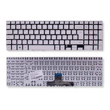 Teclado Para Notebook Samsung Np270e5k-xw1br Branco Abnt2