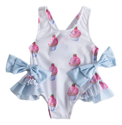 Para Traje De Baño De Una Pieza Para Bebé Niña, Traje De