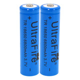 Pila Batería Tr 18650 Recargable 6800mah 3.7v Li-ion