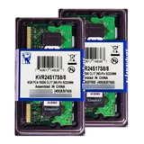 Memória Kingston Ddr4 8gb 2400 Mhz Notebook - Kit C/20 Unid