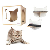 Kit Play Gatos Nicho Almofada Prateleira Face Cat Cj 4 Pcs