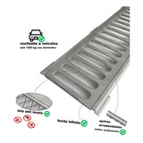 Grelha Pluvial 15x100 Reforçado Passar Veiculos Modulo 50cm