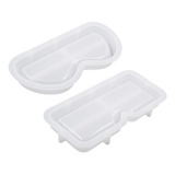 2x Molde De Silicona Para Bandeja De Gafas De Almohadilla