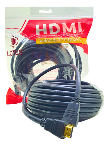 Cabo Hdmi 10 Metros C/cable Patch Cord 10m Hdmi 19 Pinos 2.0