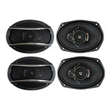 4) Pioneer 6x9 Pulgadas 3-way Altavoces Estéreo 420w Coaxial