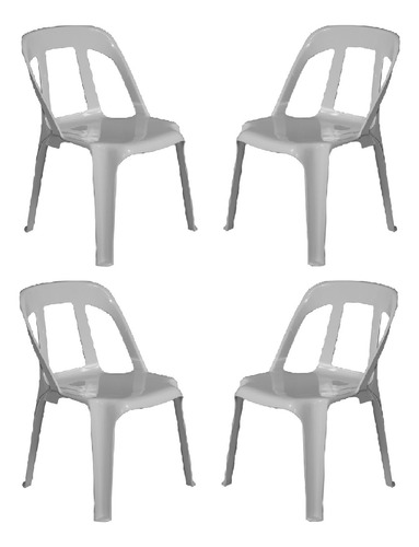 Silla Napoli Mascardi X4 Color Blanco