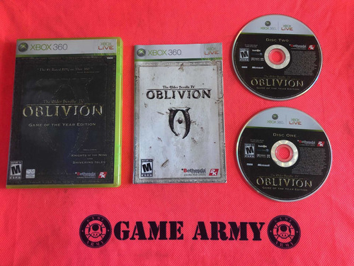 The Elder Scrolls Iv Oblivion Game Of The Year Xbox 360