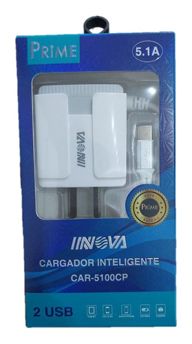 Cargador Rapido 5.1 Amp Tipo C Micro Usb Celular 2 Puertos