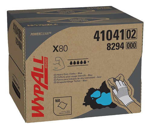 Wypall 41041 X80 Caja Dispensadora De Pañuelos Multiuso Colo