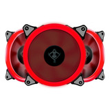 Ventilador Yeyian Typhoon Led Rojo 120mm 1500rpm 3 Pieza