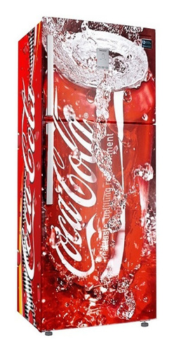 Adesivo Envelopamento Frigobar Coca Cola Com Teto