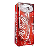 Adesivo Envelopamento Frigobar Coca Cola Com Teto
