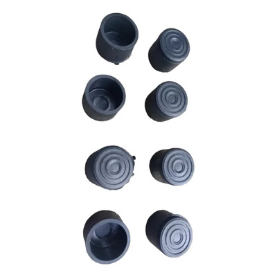 Tapón Exterior 3/4 Reforzado P/patas Silla Plegable 240 Pzs Negro
