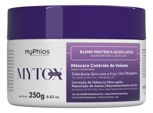 Btox Capilar 250g - Mytox Blond - Myphios Professional