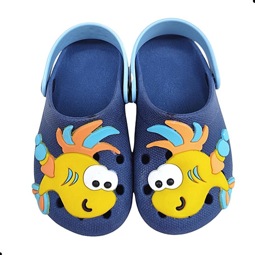 Babuche Chinelo Infantil Menino Peixe