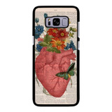 Funda Cel Protector Para Samsung Galaxy Corazon Moda Letras