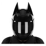 Casco De Moto Batman Con Orejas, Vienes A Salvar El Mundo