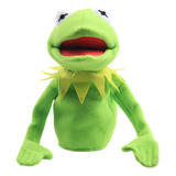 A Kermit The Frog Hand Puppet Boneca Pelúcia Brinquedo 40cm