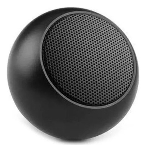 Caixinha Som 3w Amplificada Bluetooth Tws Metal Mini Speaker Cor Preto