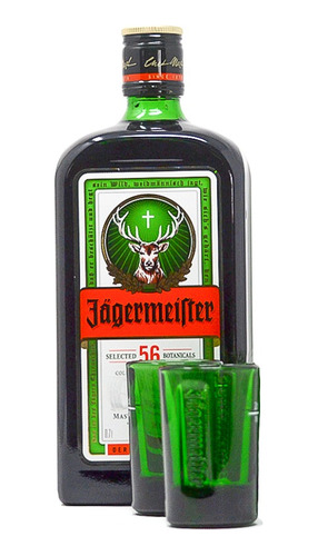 Jagermeister 700ml + Shots - Jager + Shots On Pack