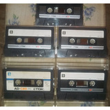 5 Cassettes Tdk - 4 D60 Y 1 Ad-c60 [de Los 80s Probados]