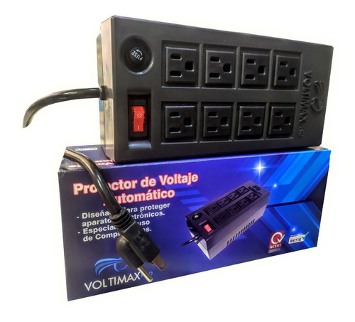 Regulador Automático De Voltaje 8 Tomas